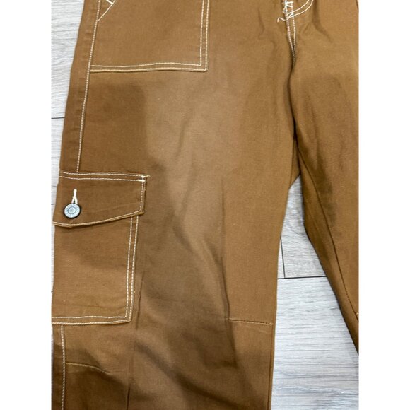 Dickies Cargo Carpenter Straight Tan Pants Size 11/30 - Picture 3 of 6